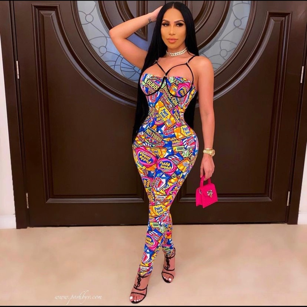 Posh By V candy jumpsuit.